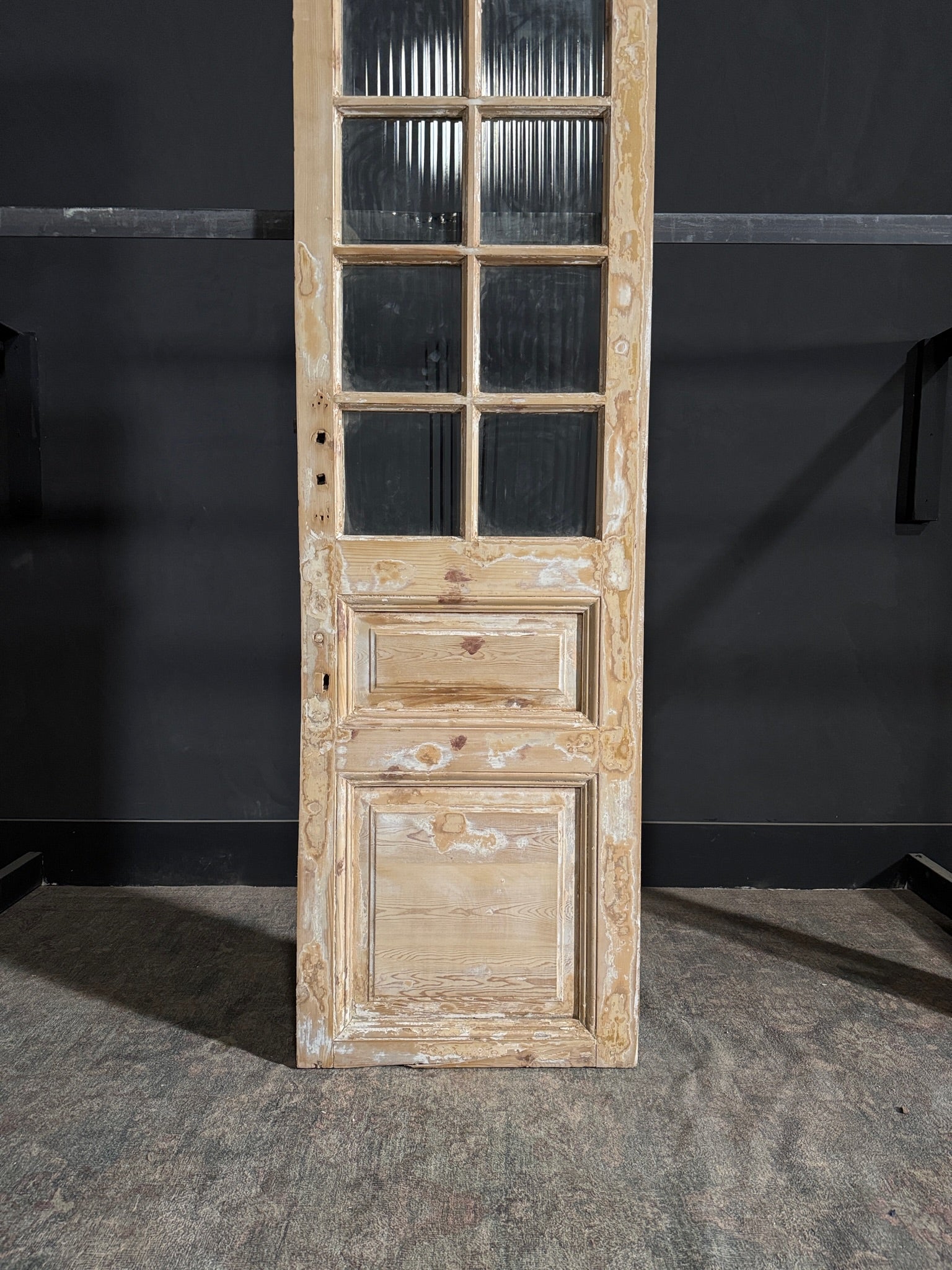 Antique Obscured Glass 8 Lite Single Door - 24x79 - N126