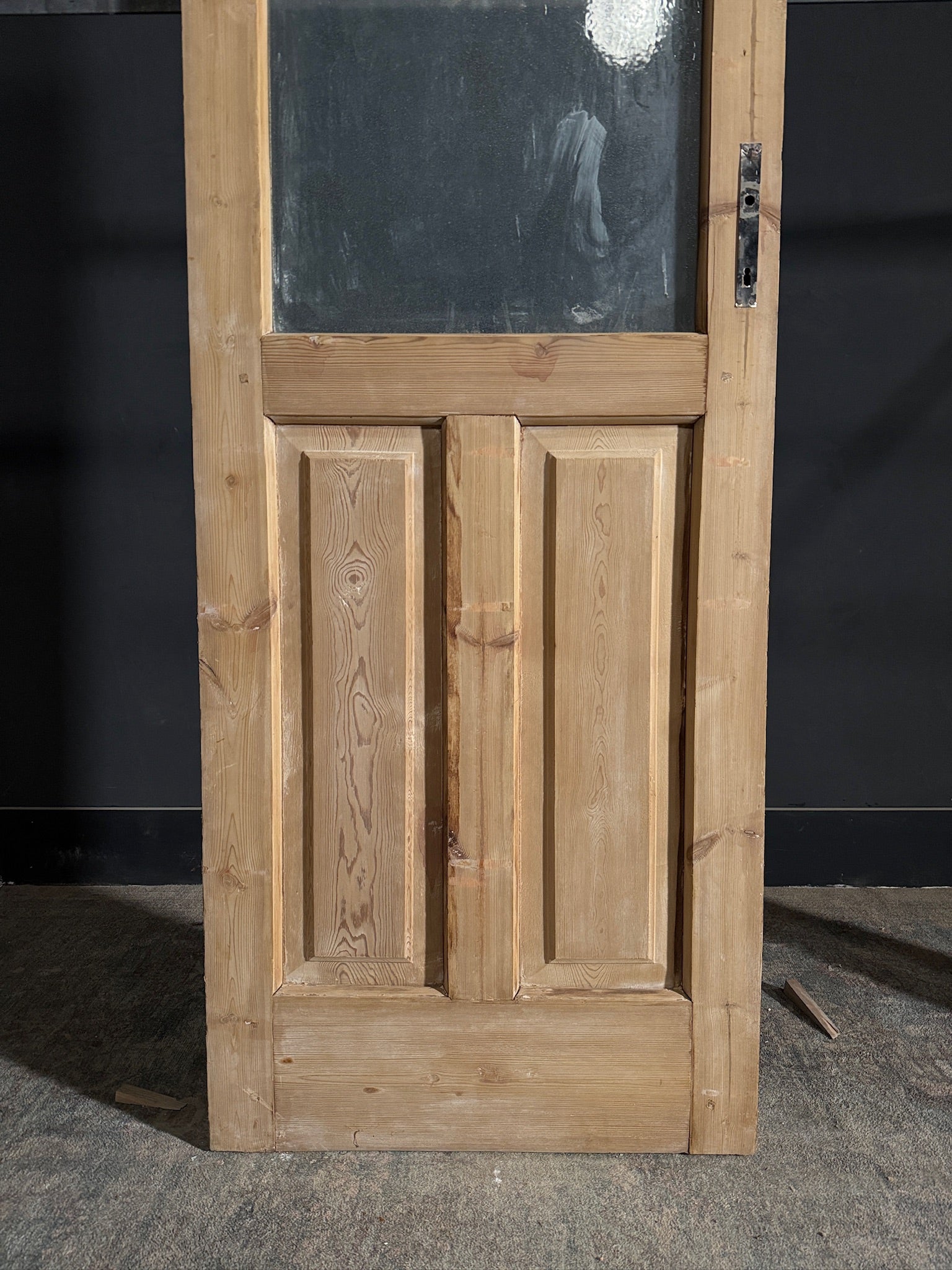 Antique Obscured Glass 2 Lite Single Door - 28.5x92.5 - N448