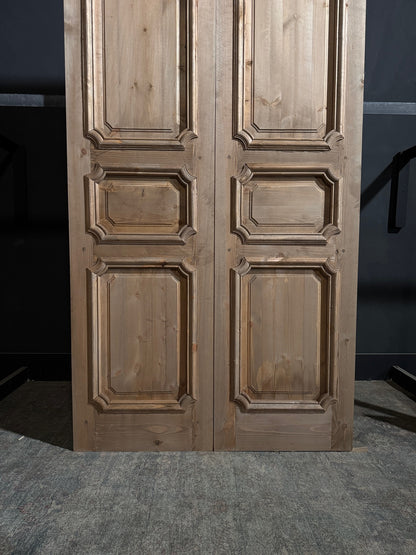 (The Edmund) Handcrafted Solid Wood French Doors - 48x96 - N232