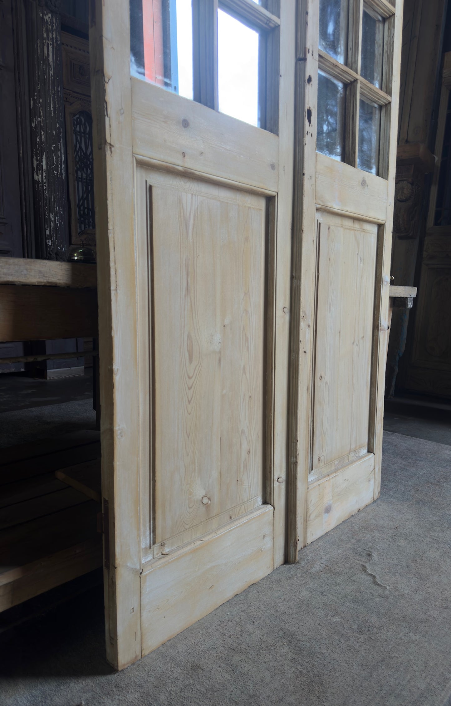 20 Lite Antique Mirrored French Doors - 45.5x99.5 - L128