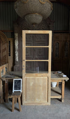 Antique Glass 3 Lite Single Door - 32.5x84.25 - L596