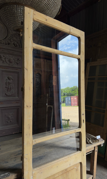 Antique Glass 3 Lite Door - 36x96 - L636