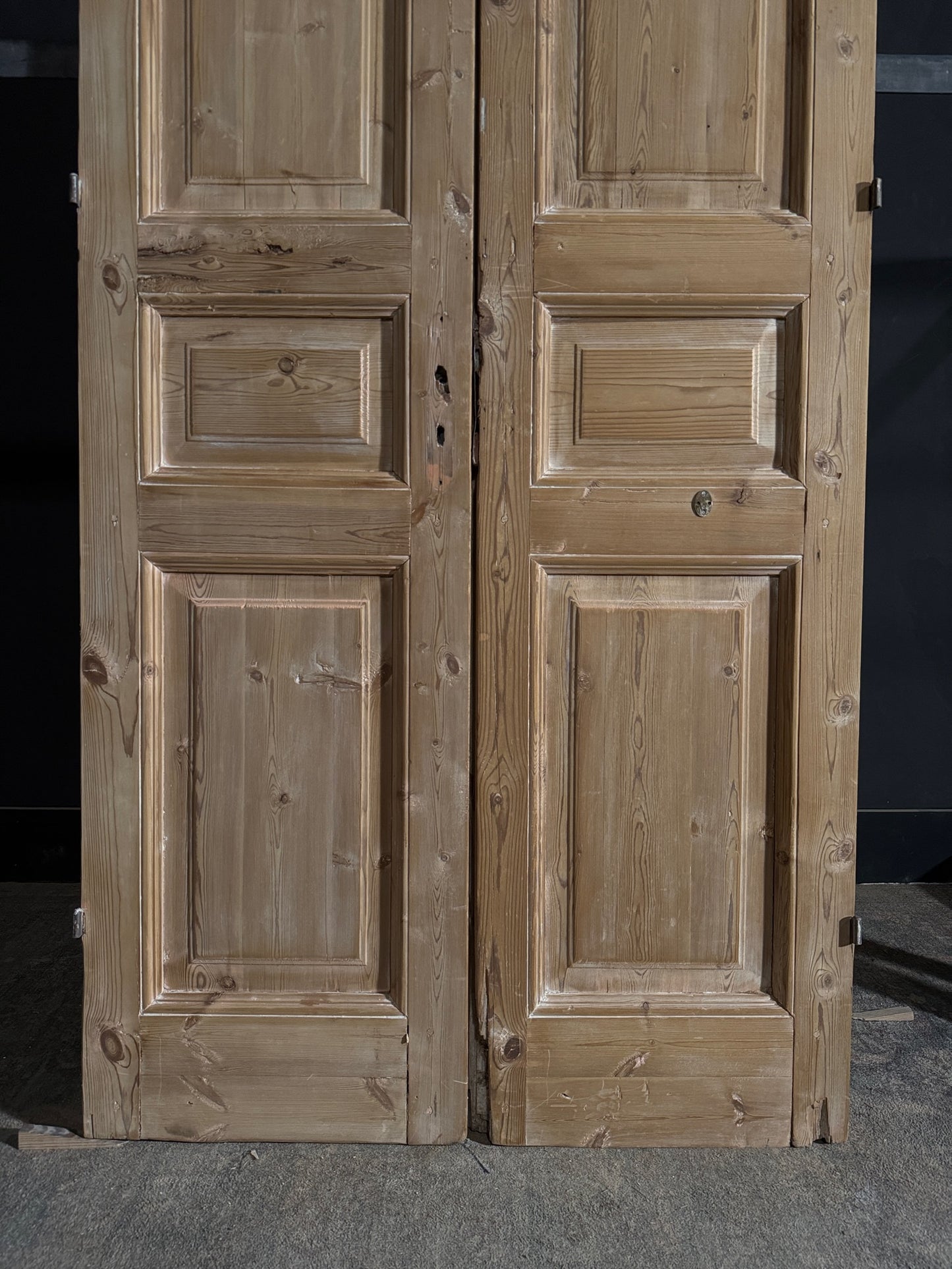 Antique Solid Double Doors - 41.5x96.5 - N538