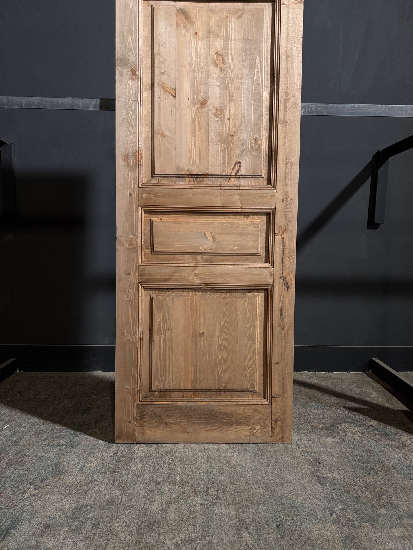 Handcrafted 3 Panel Solid Single Door - 31x80 - N231
