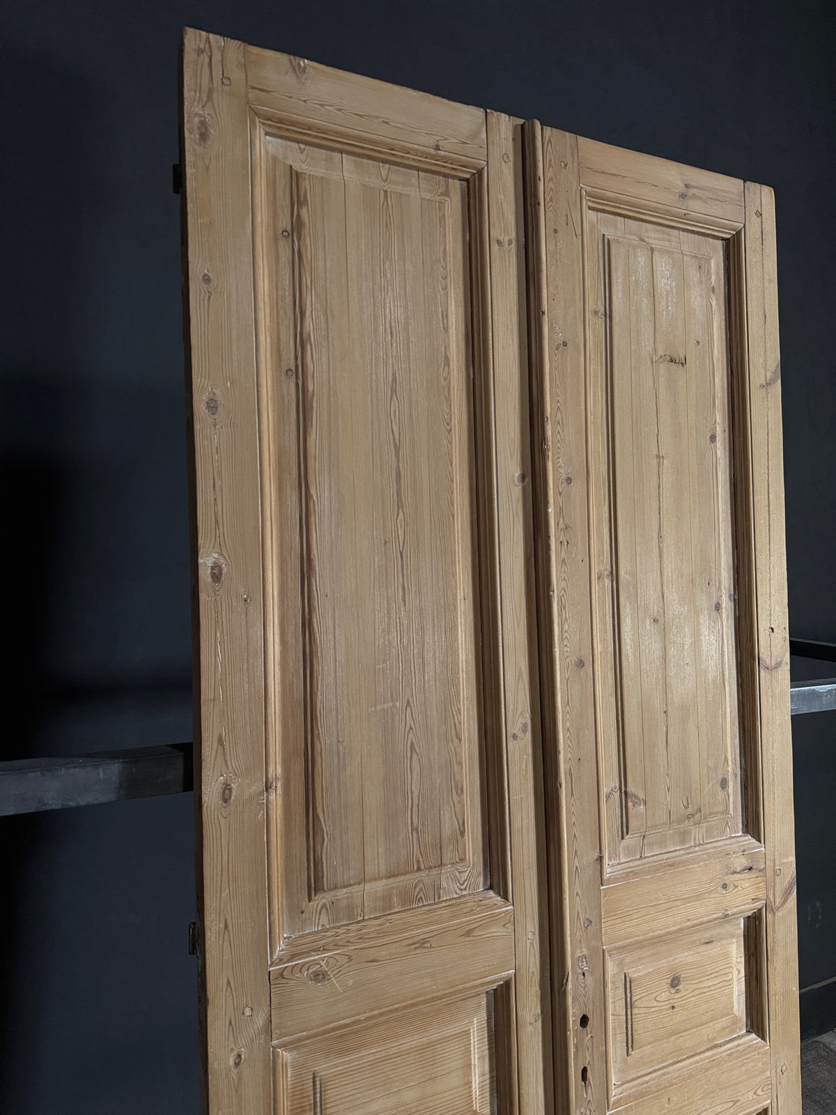 Antique Solid Double Doors - 41.5x96.5 - N538