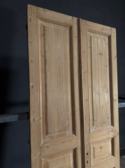 Antique Solid Double Doors - 41.5x96.5 - N538