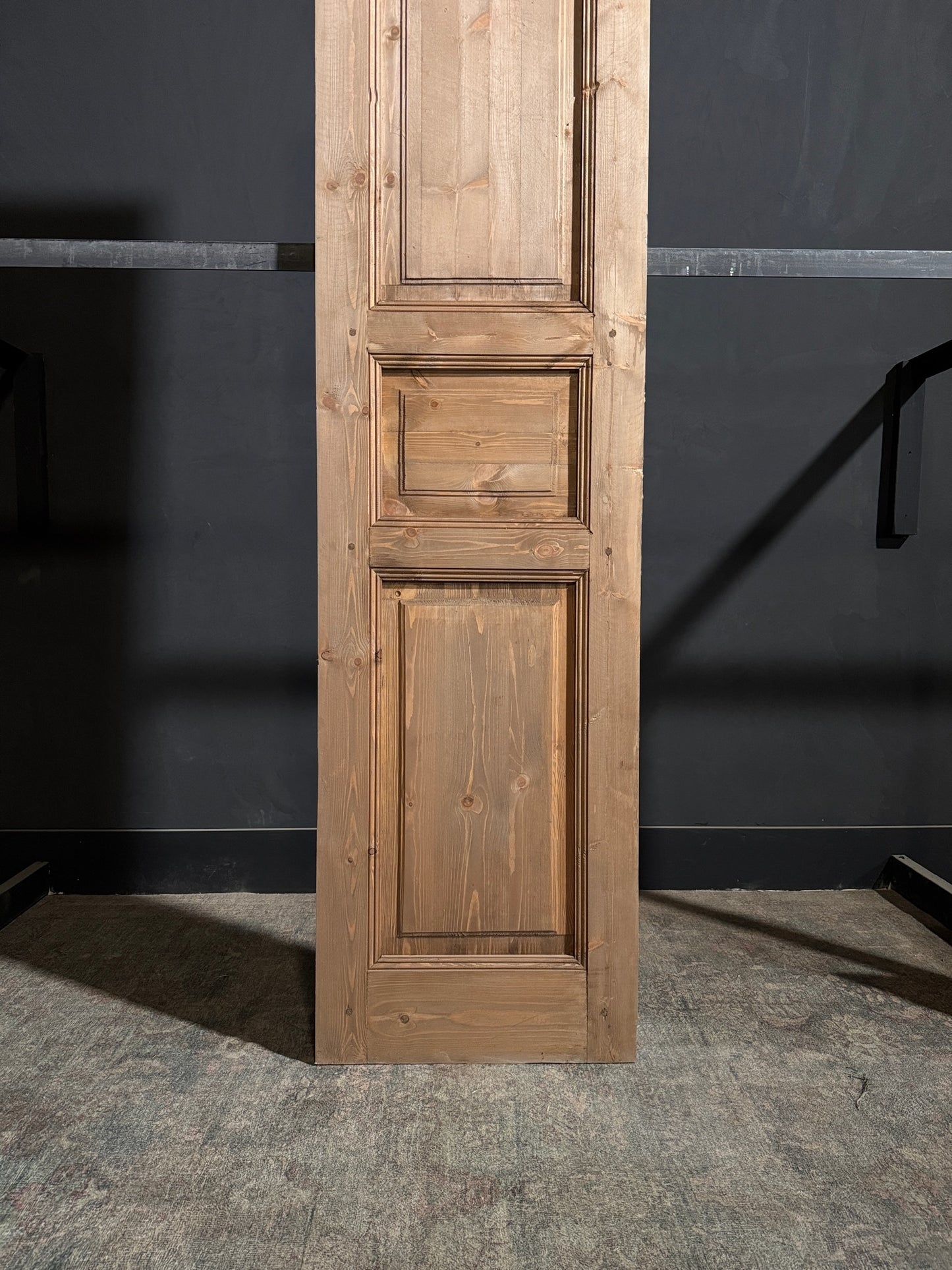 Handcrafted 3 Panel Solid Single Door - 24x96 - N215