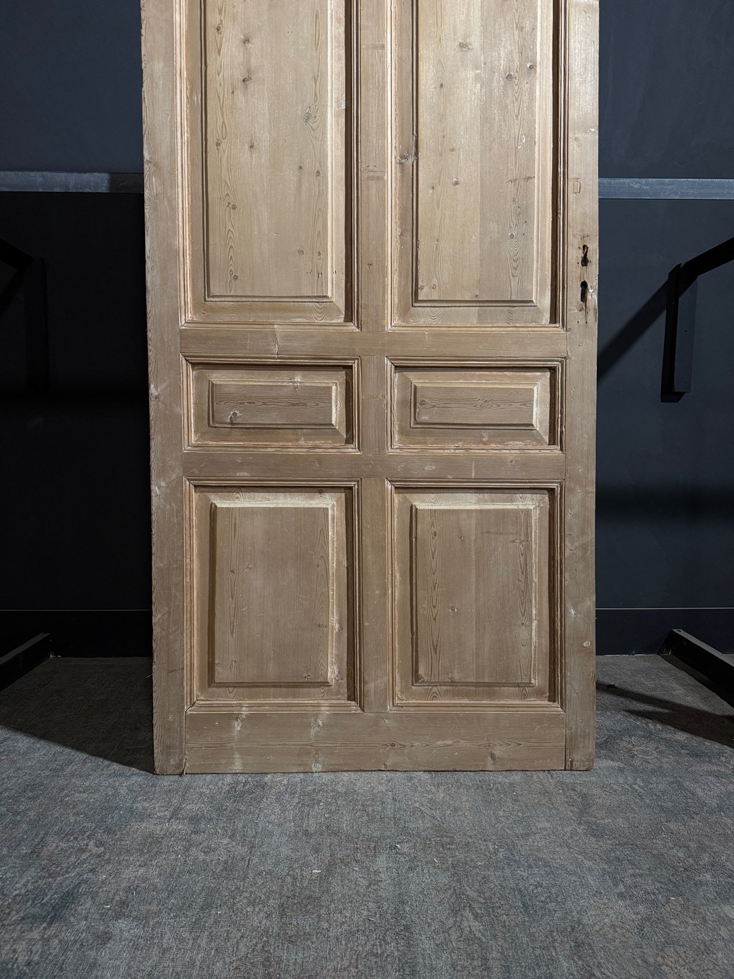 Antique 6 Panel Solid Single Door - 44.5x92.75 - N268
