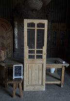 European Antique Glass Single Door - 24.5x78.25 - L116