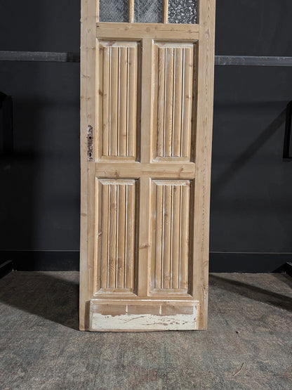 Antique Louvered Single Door - 28x84.5 - N94