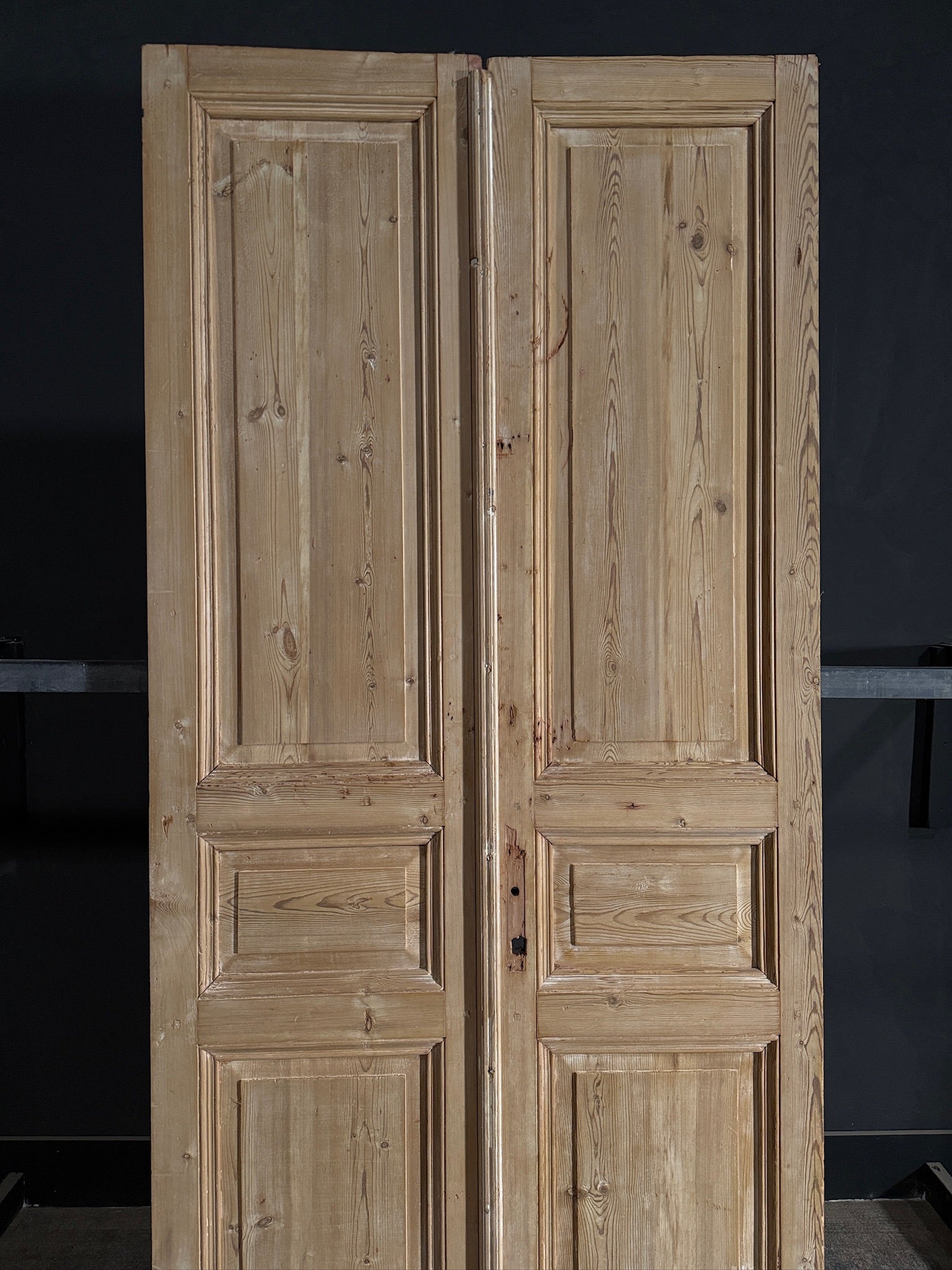 Antique Solid Double Doors - 43x99 - N423