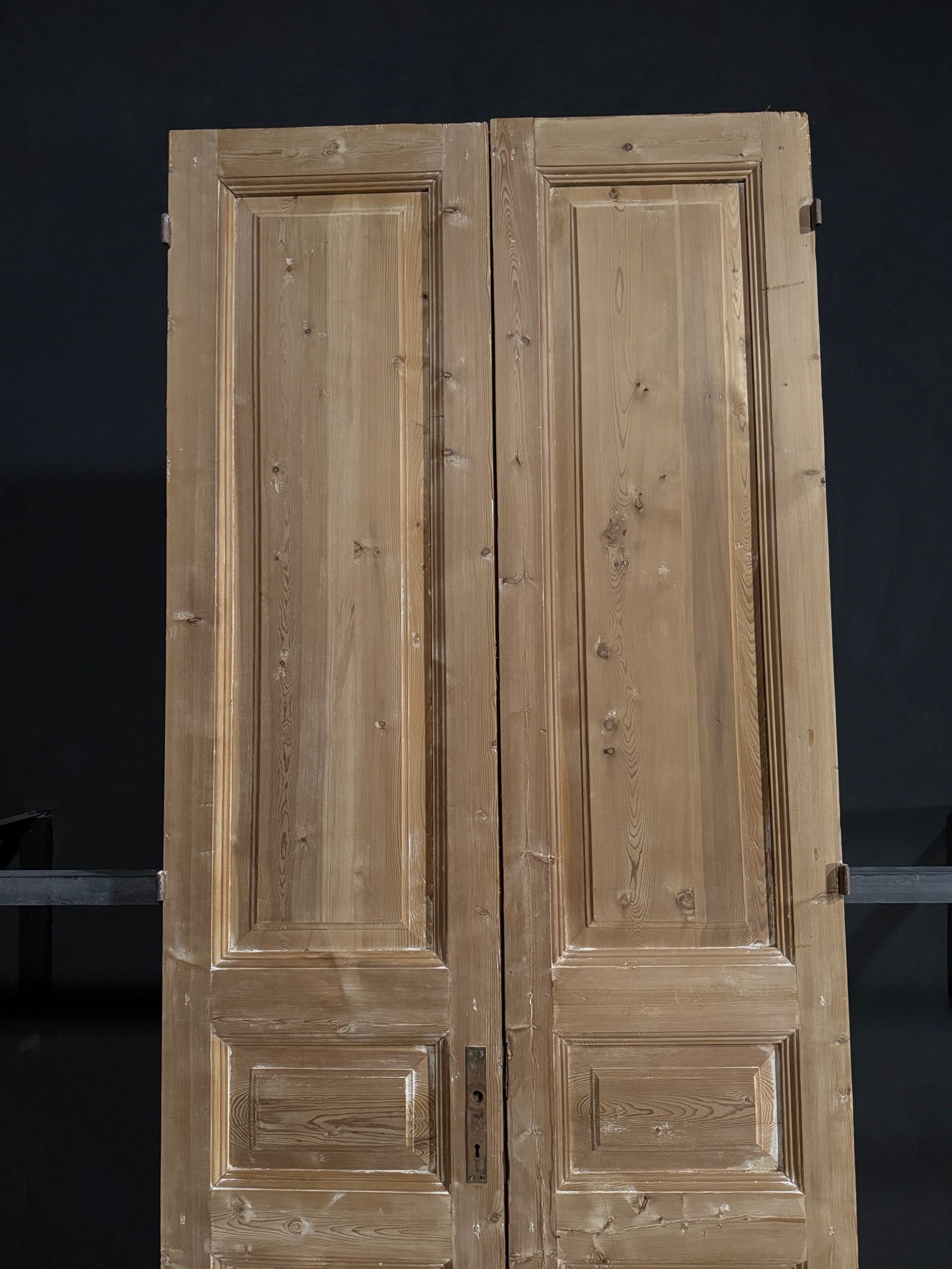 Antique Solid Double Doors - 43.75x110.75 - N323