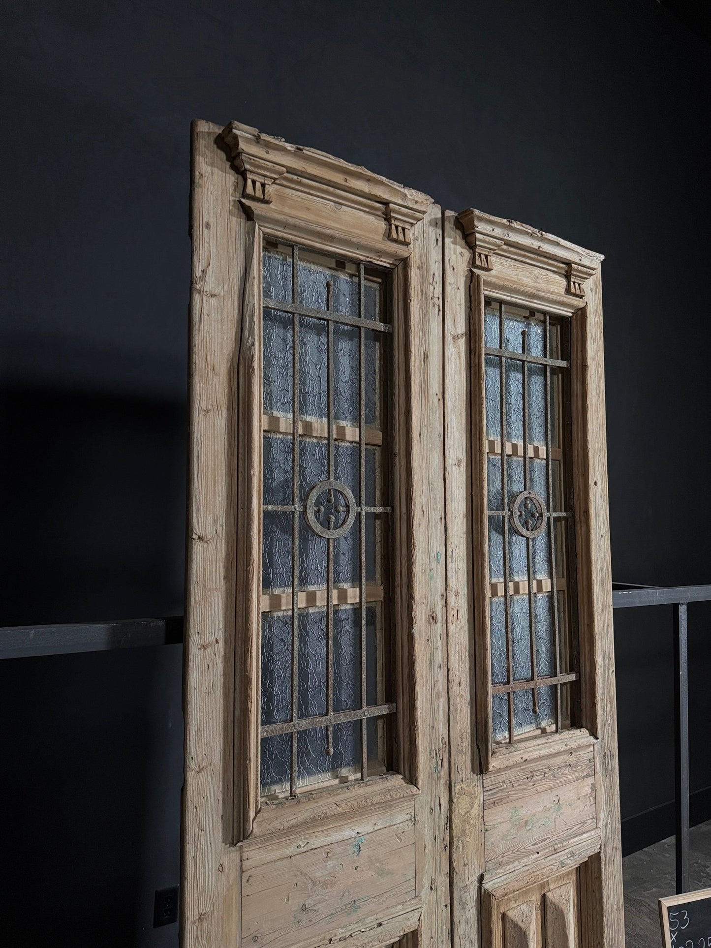 Antique Iron French Doors - 53x102.25 - N58