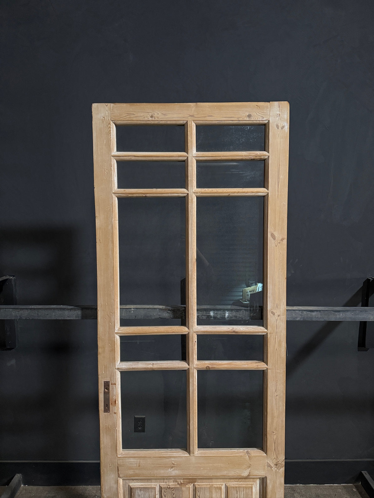 Antique Glass 10 Lite Single Door - 31.75x93.75 - N676