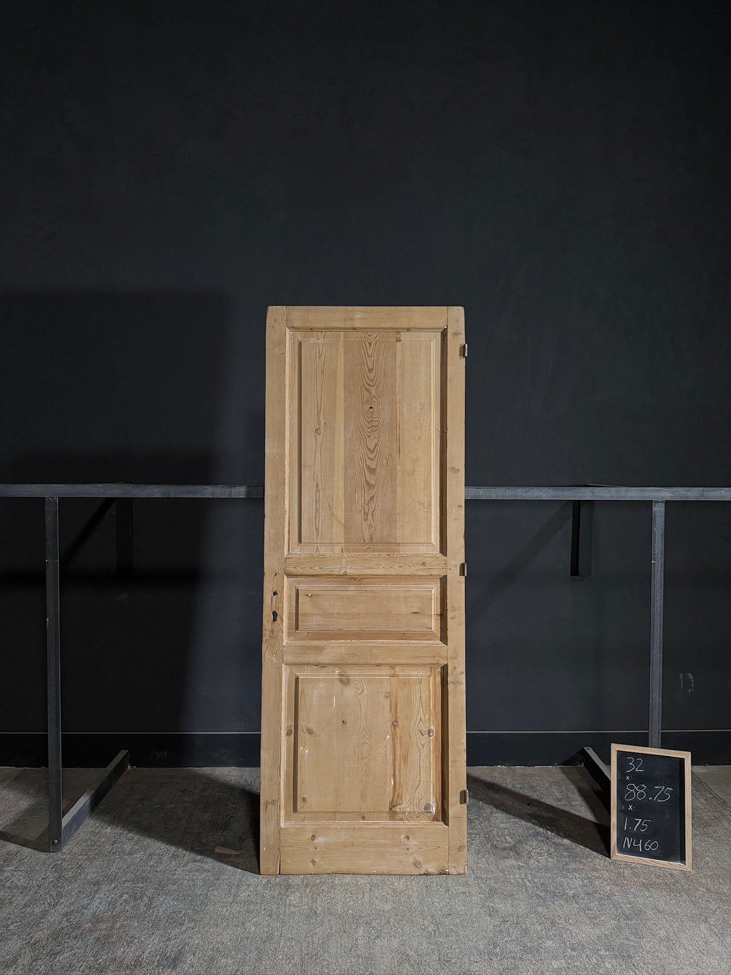 Antique 3 Panel Solid Single Door - 32x88.75 - N460