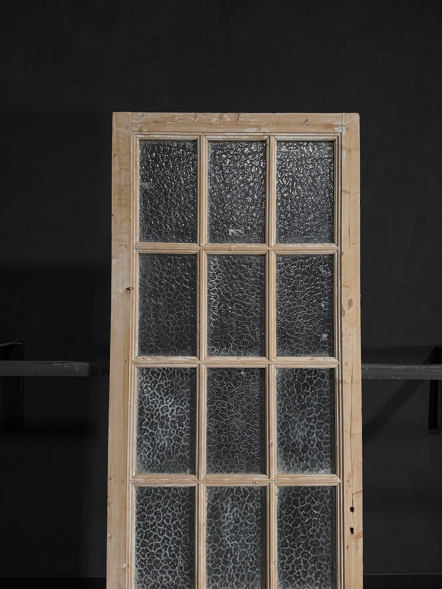 Antique Obscured Glass 15 Lite Single Door - 36.25x97 - N54