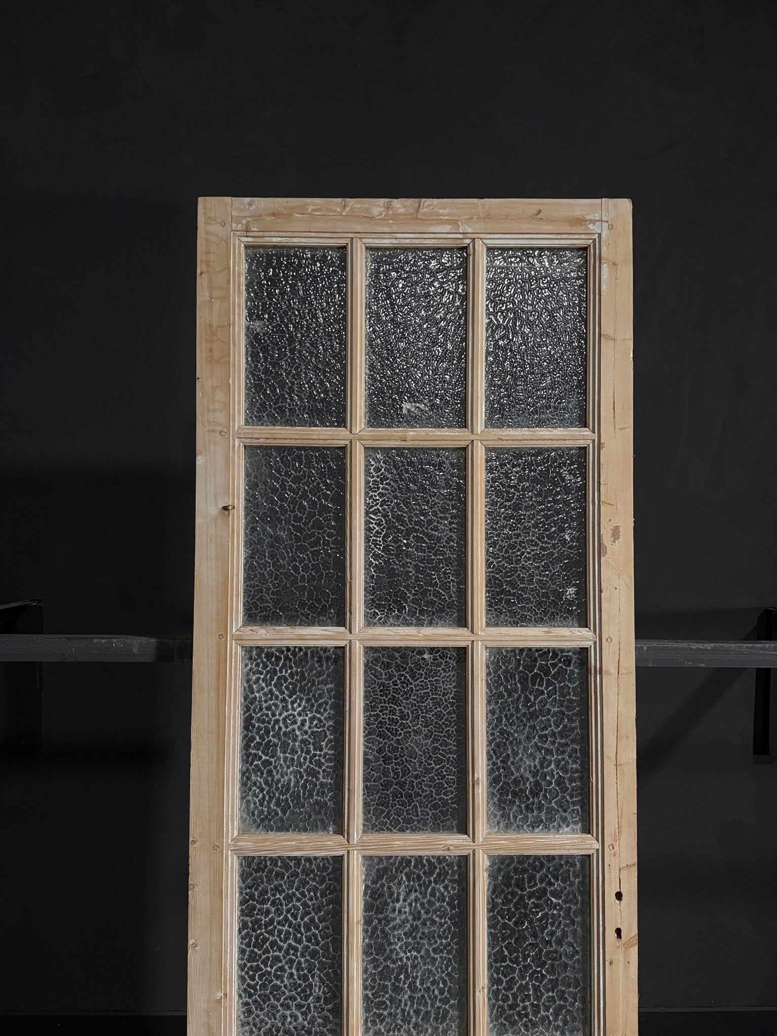 Antique Obscured Glass 15 Lite Single Door - 36.25x97 - N54