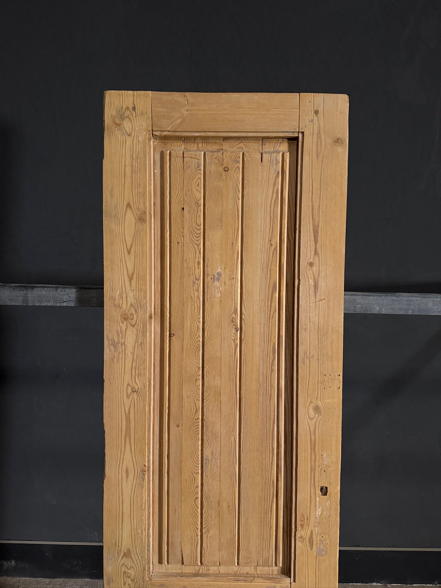 Antique Fluted 2 Panel Single Door - 23.5x78.5 - N451