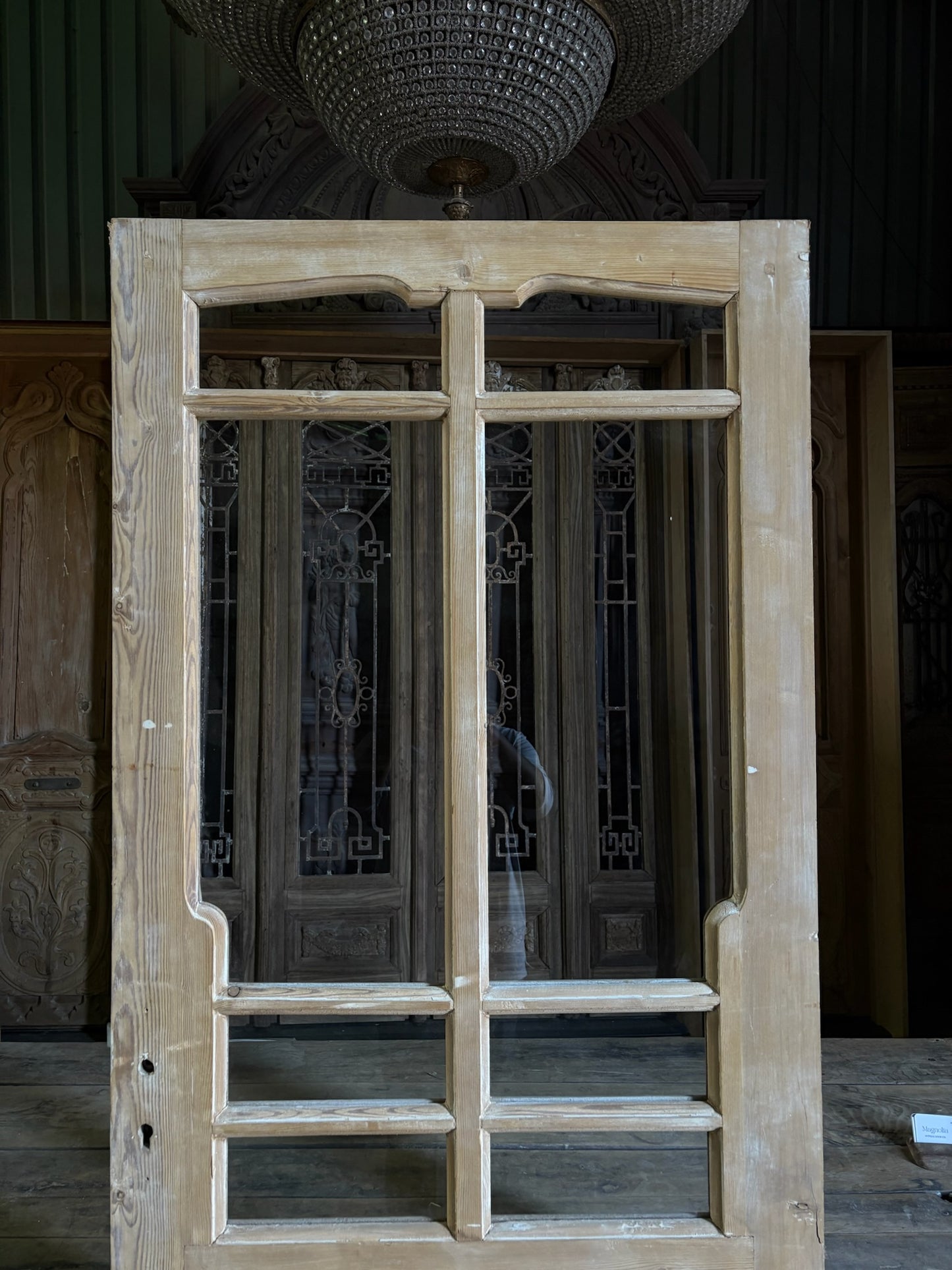 European Antique Glass Single Door - 32x83 - L60