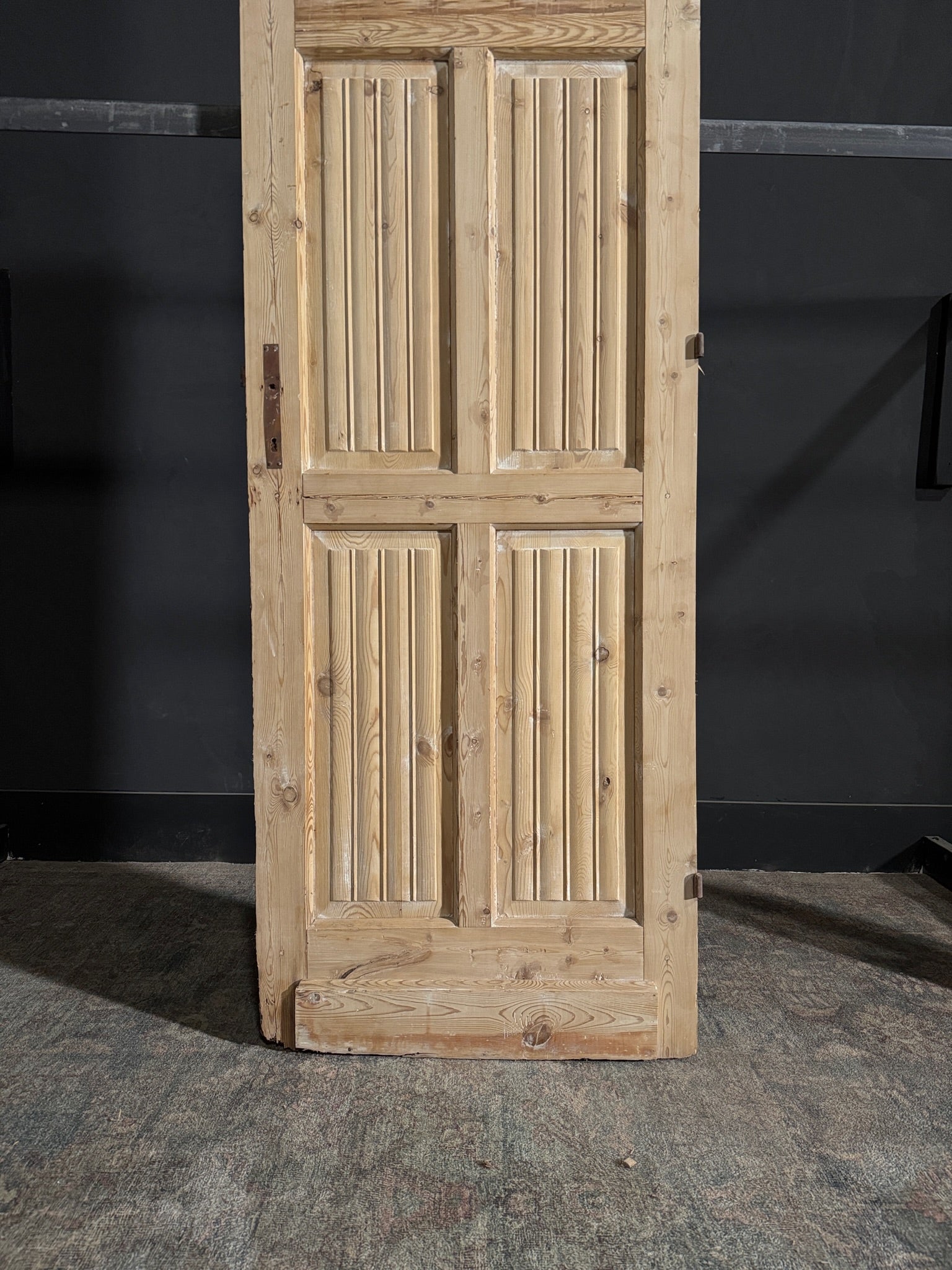 Antique Fluted 3 Lite Single Door - 28x84.75 - N78