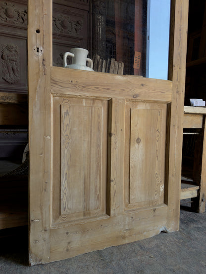 19th Century Antique Glass Single Door - 35x87.5 J266