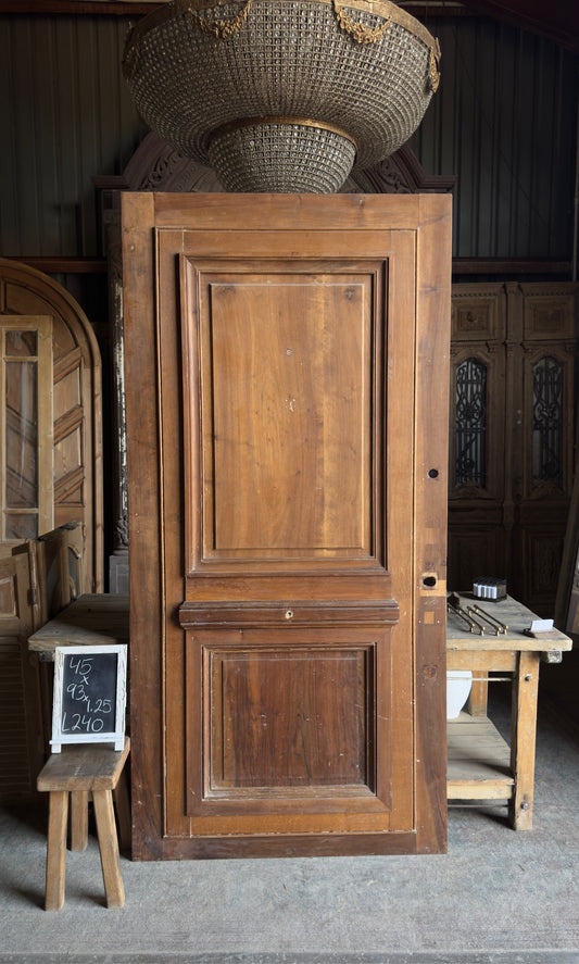 Antique French Oak Single Door - 45x93 - L240