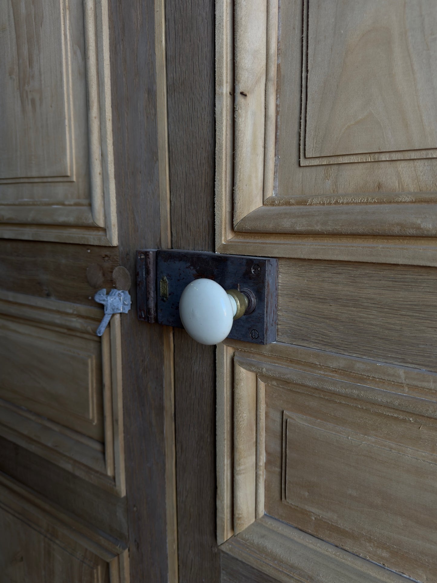 French Chateau Antique Double Doors - 54x105.25 - L281