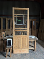 European Antique Single Glass Door - 34.25x96 G52