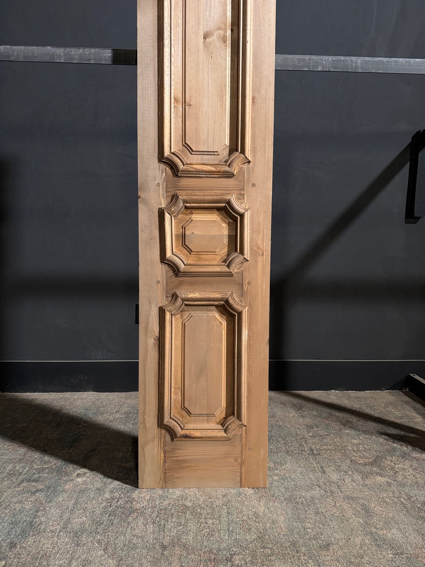 (The Edmund) Handcrafted Solid Wood Single Door - 18x80 - N172