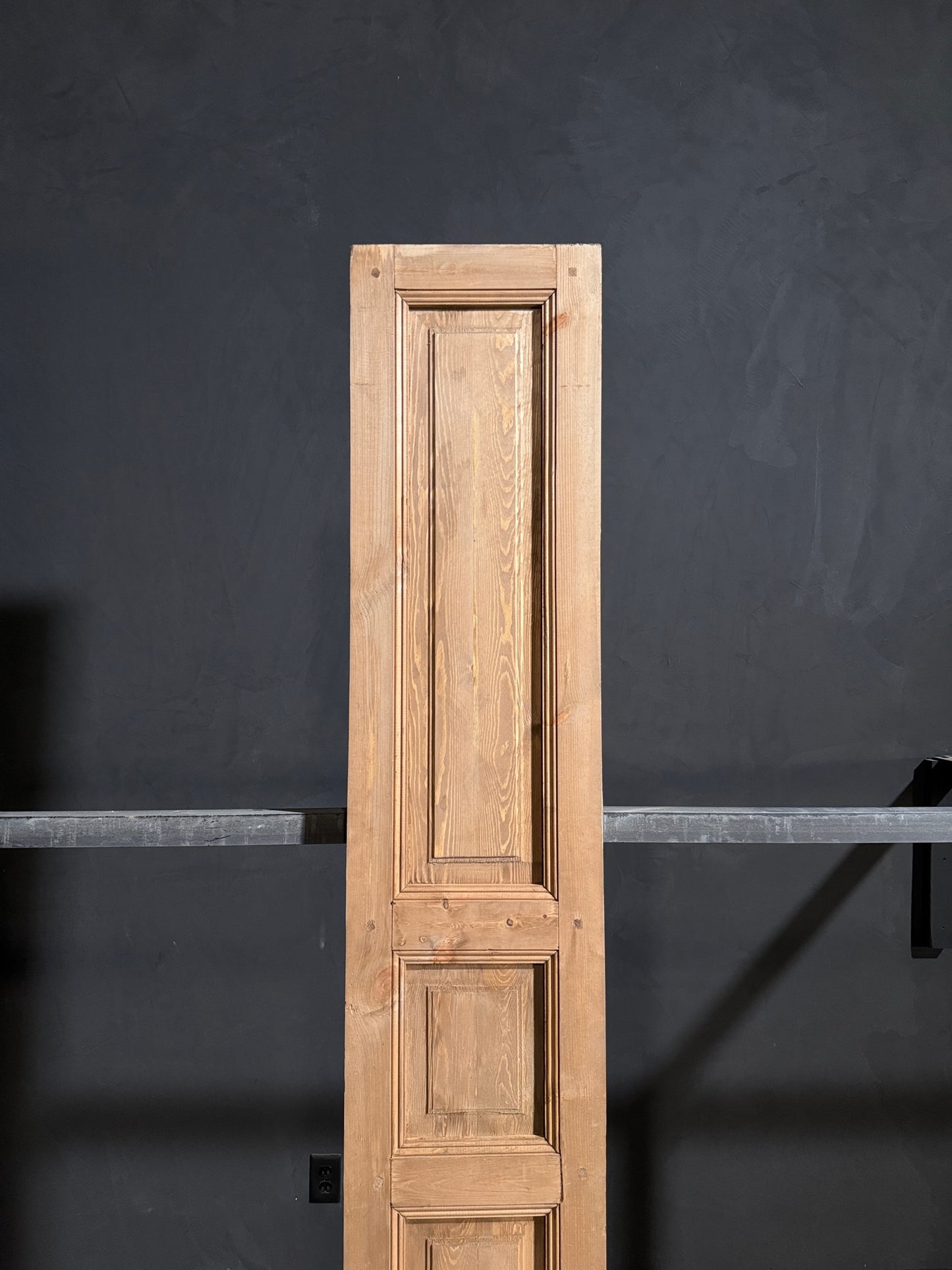 Handcrafted 3 Panel Solid Single Door - 16x96 - N168