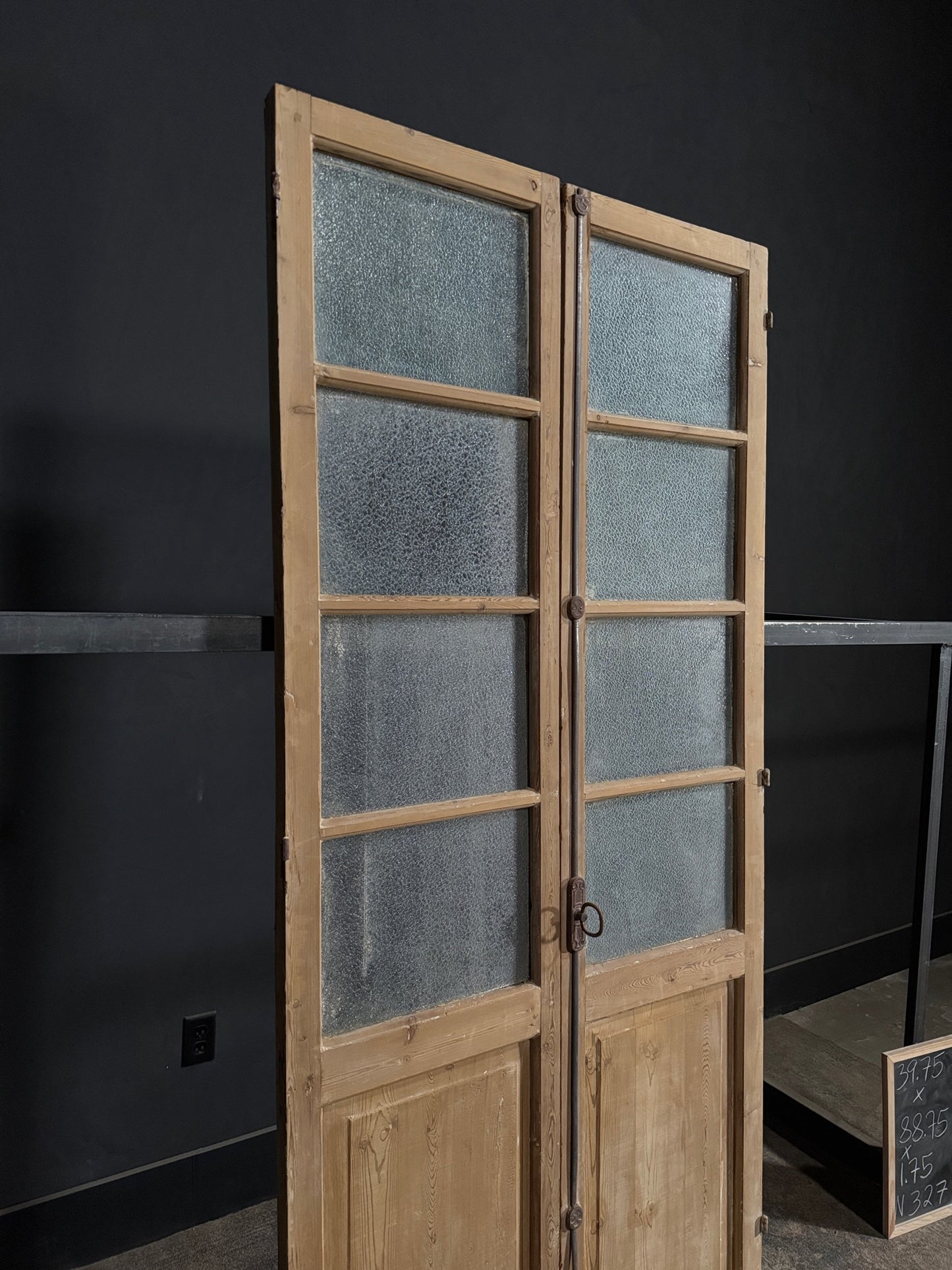 Antique Solid Double Doors - 39.75x88.75 - N327