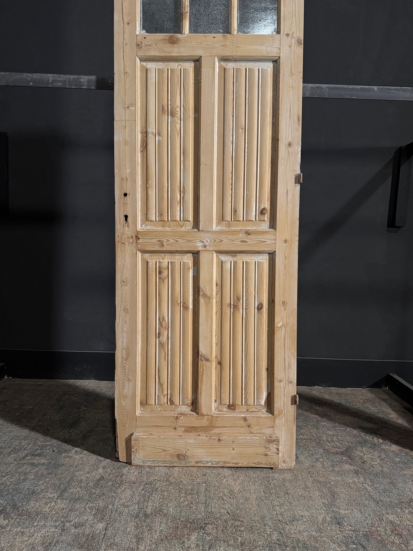 Antique Fluted 3 Lite Single Door - 28x84.5 - N76