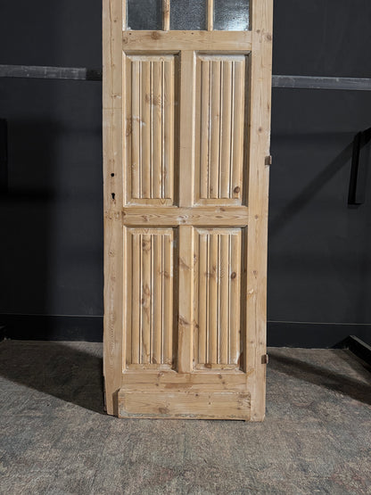 Antique Fluted 3 Lite Single Door - 28x84.5 - N76