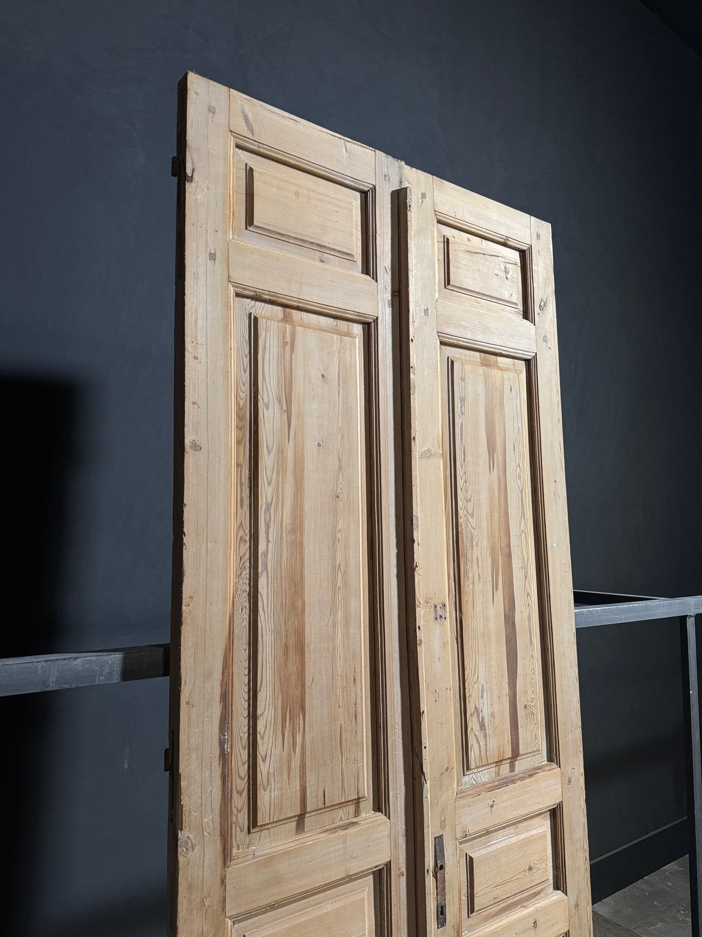 Antique Solid Double Doors - 43.75x103.5 - N177