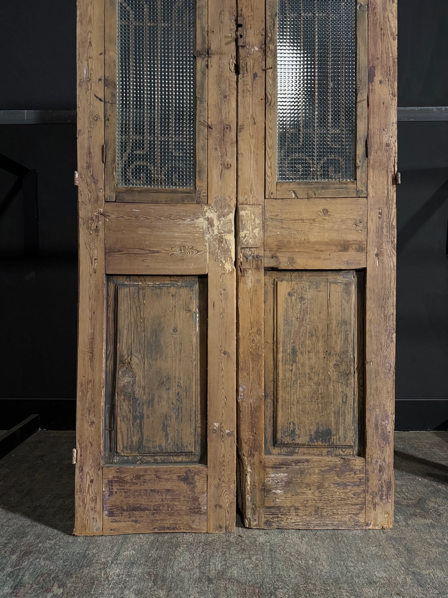 Antique Iron French Doors - 44x94.5 - N99
