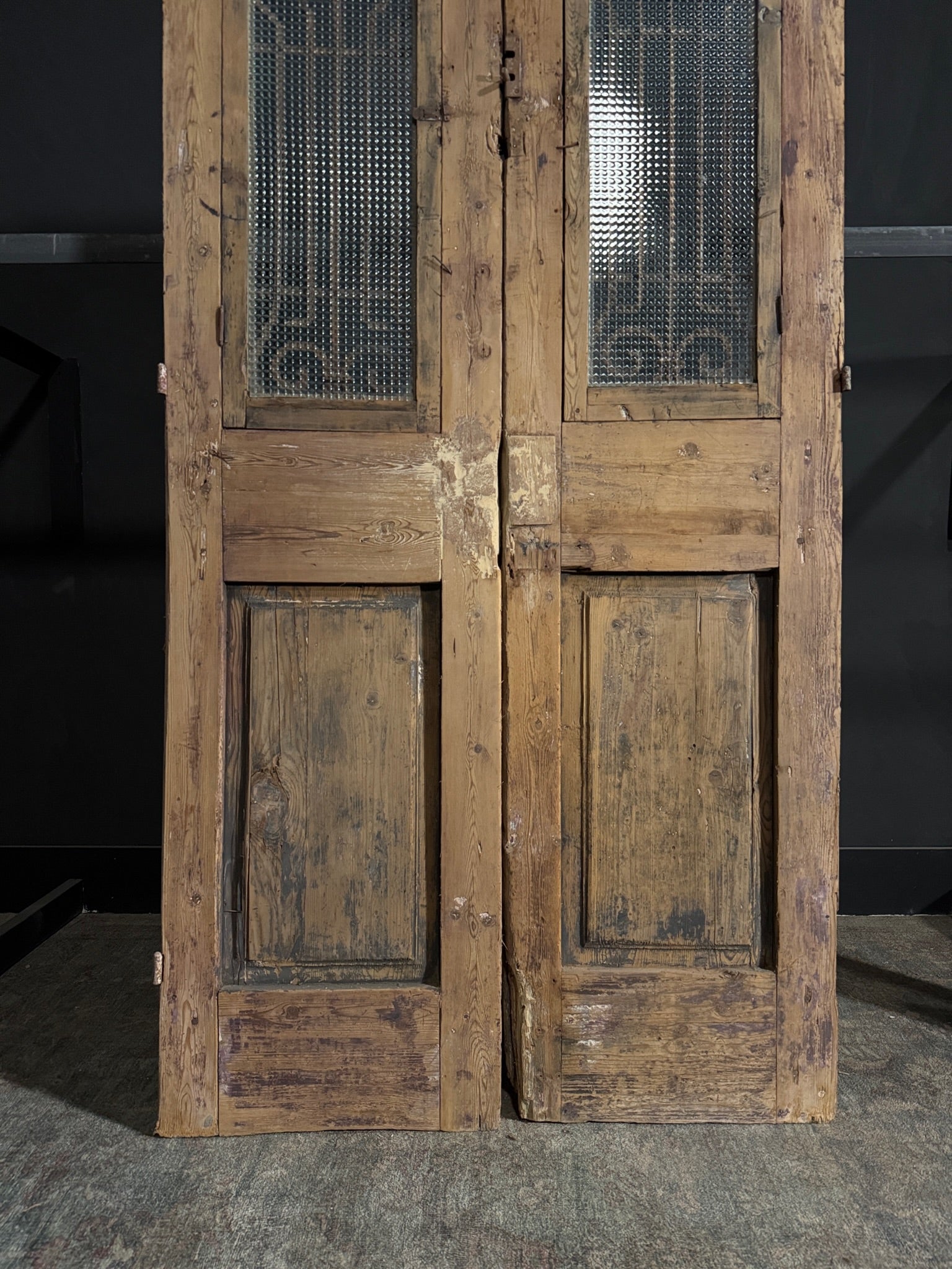 Antique Iron French Doors - 44x94.5 - N99