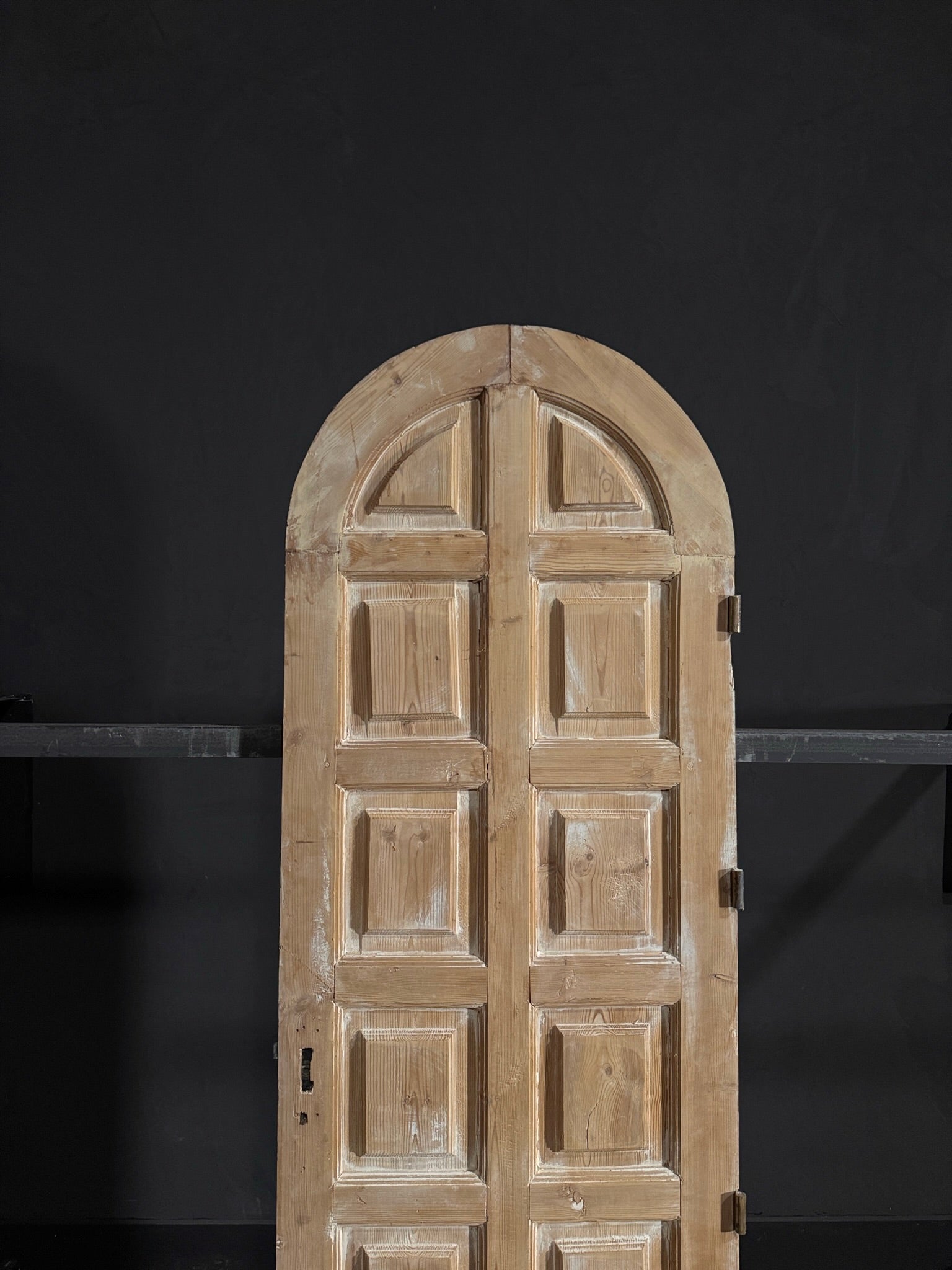 Antique 12 Panel Arched Single Door - 28x85.5 - N48
