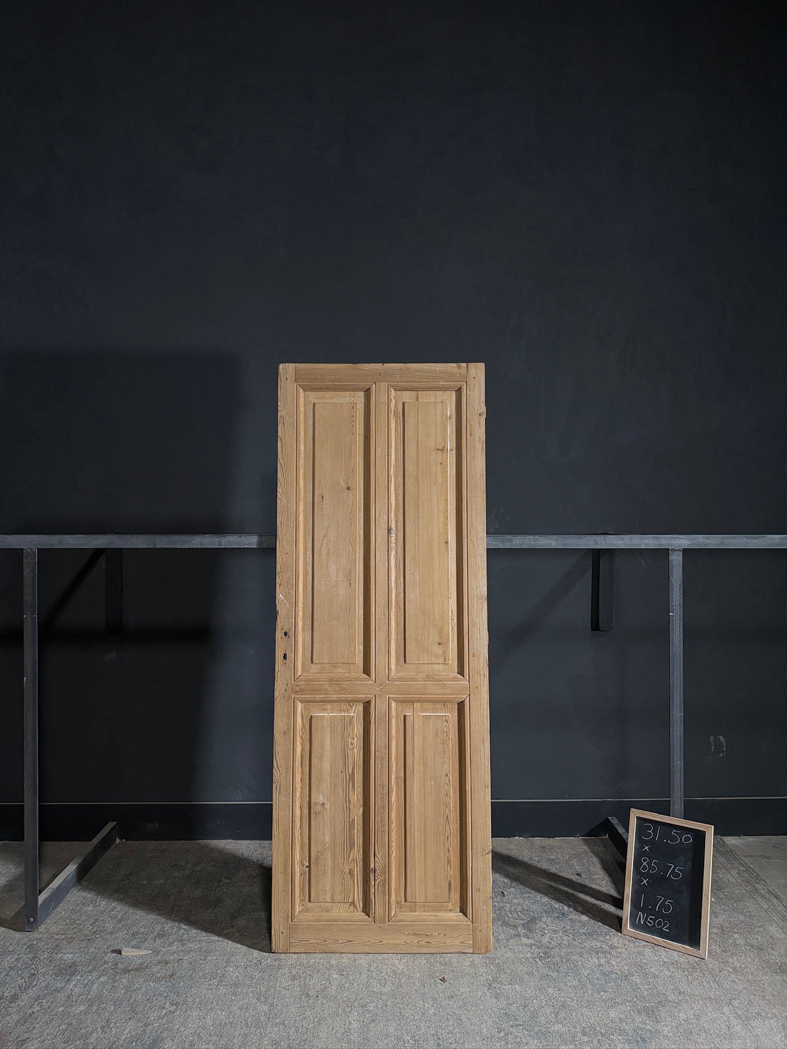 Antique Solid Single Door - 31.5x85.75 - N502