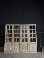 Antique Mirrored 8 Lite Bi-Fold Doors - 83x93.25 - N495