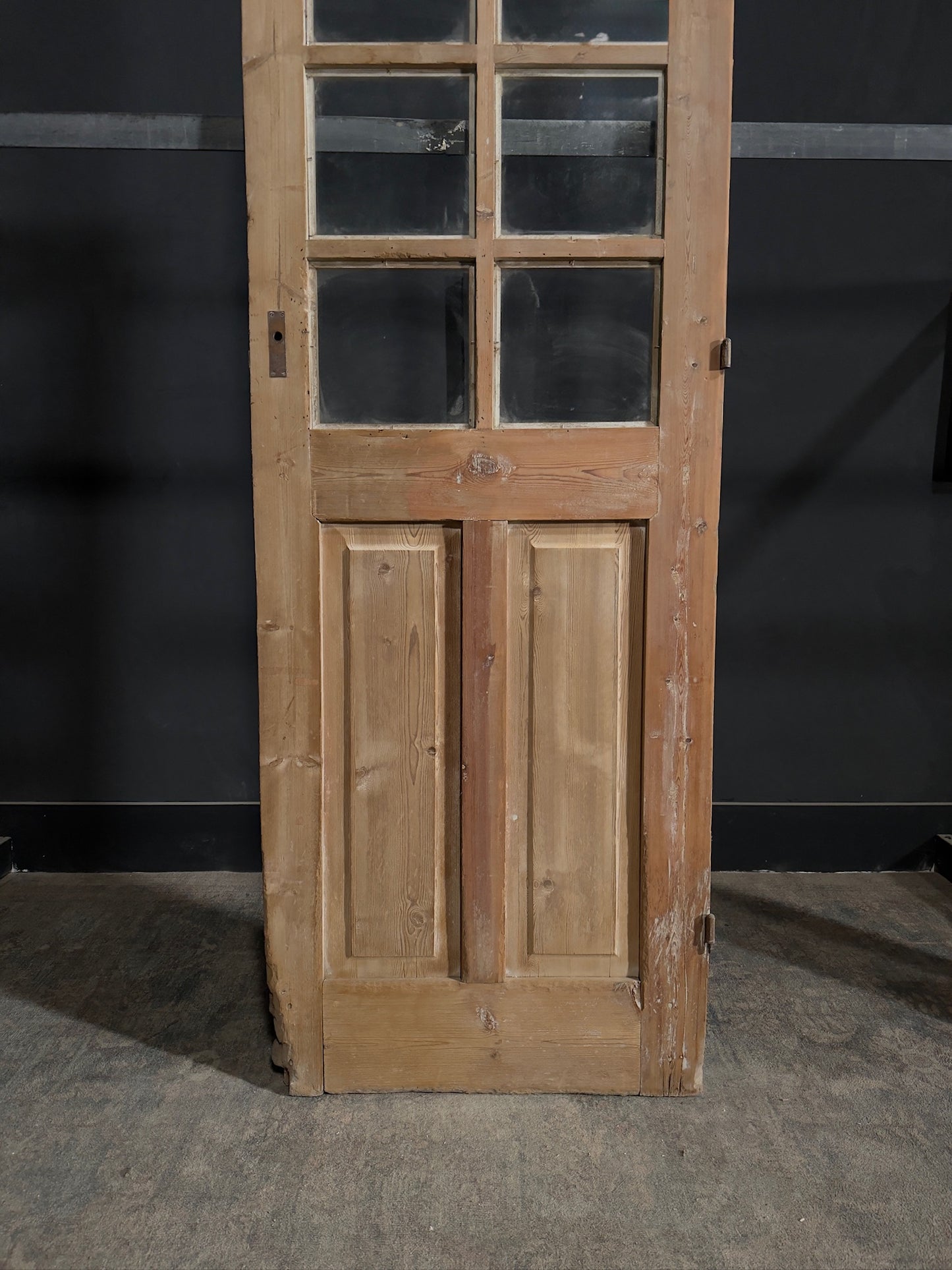 Antique Glass 8 Lite Single Door - 28x87 - N365