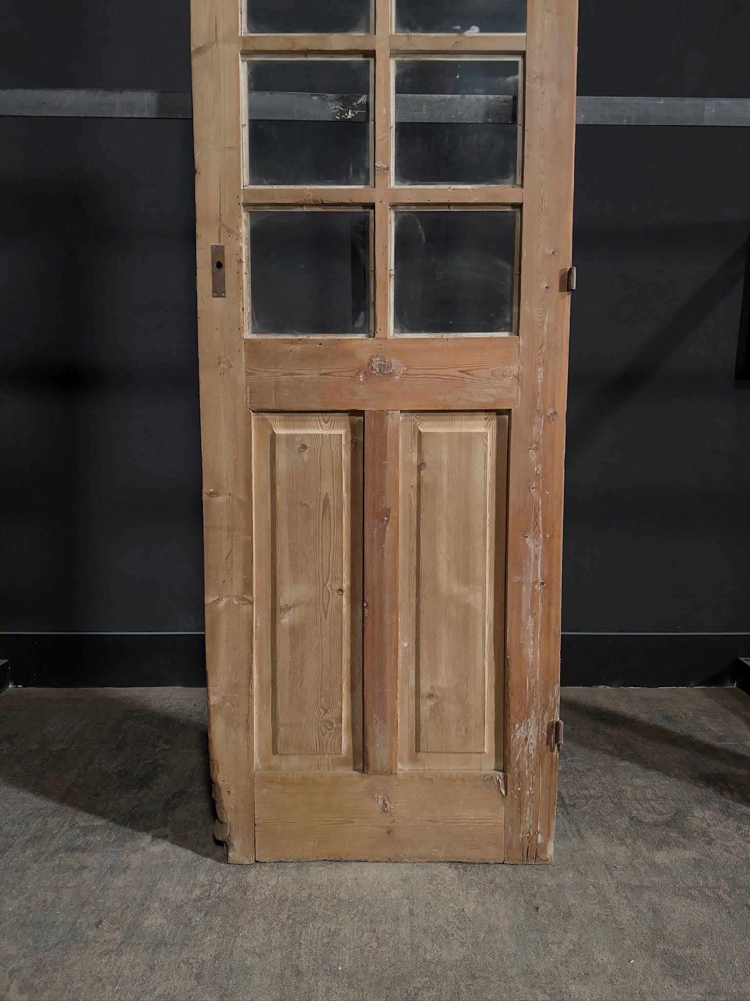 Antique Glass 8 Lite Single Door - 28x87 - N365