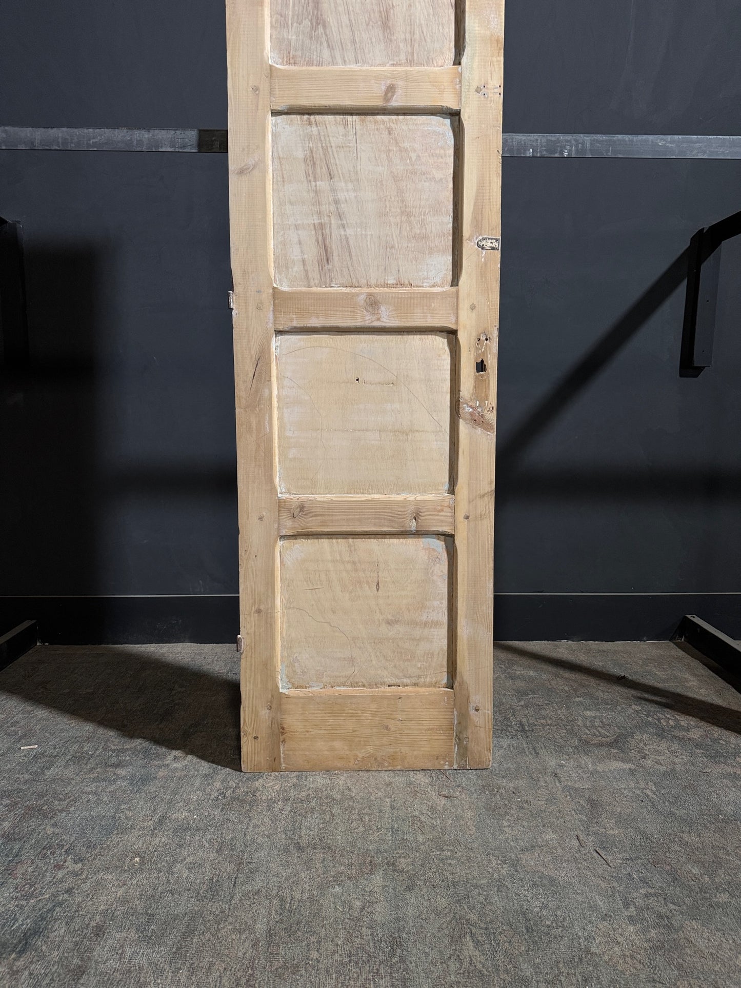 Antique 4 Panel Solid Single Door - 24.25x83.5 - N260