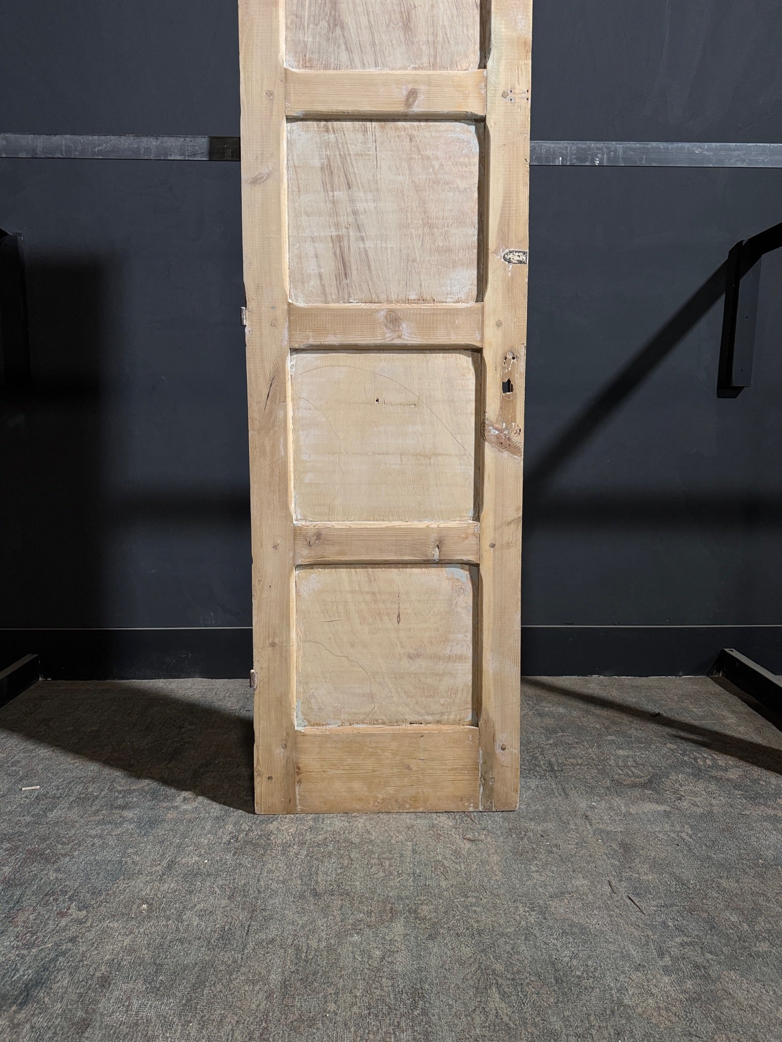 Antique 4 Panel Solid Single Door - 24.25x83.5 - N260