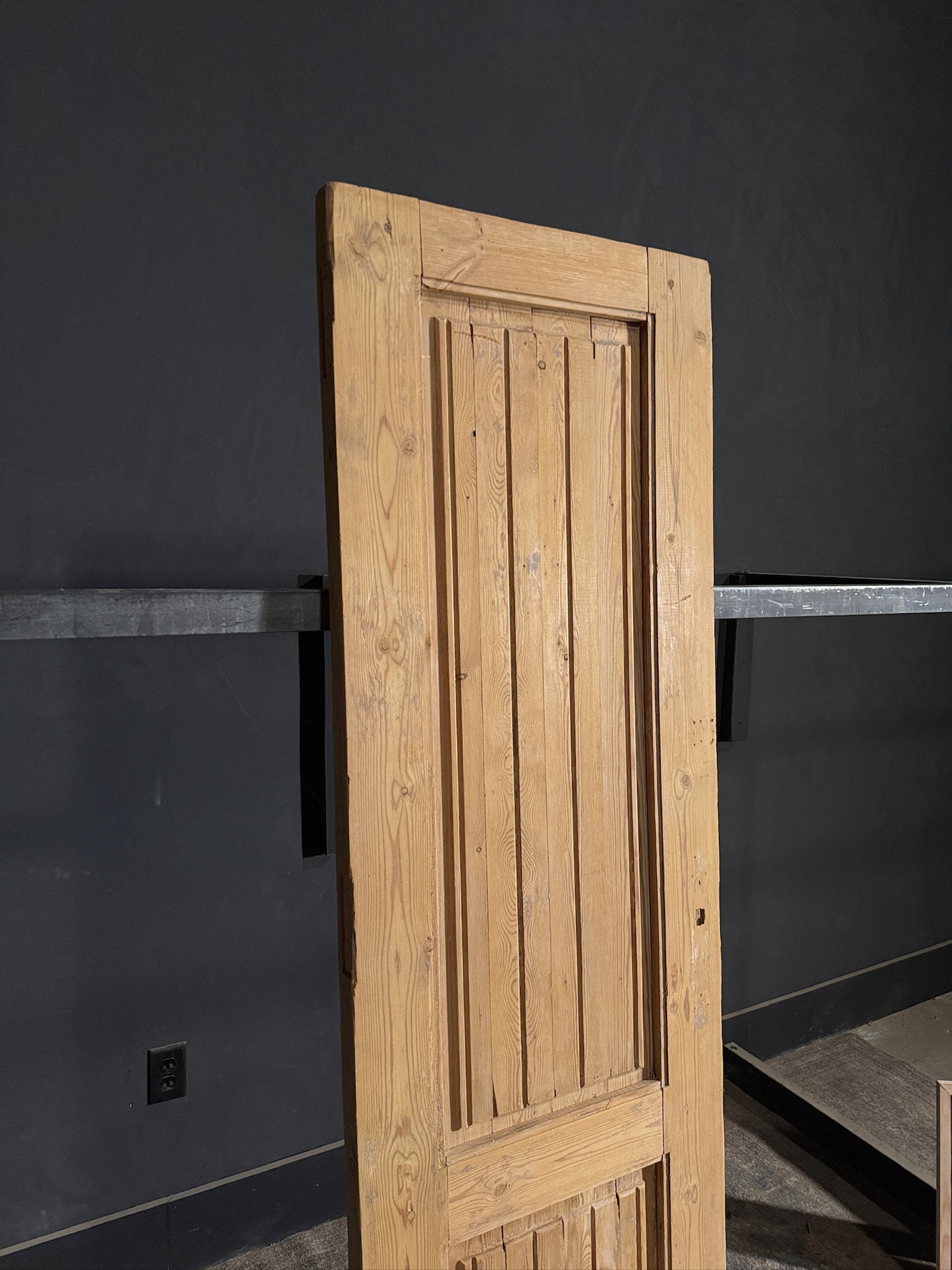 Antique Fluted 2 Panel Single Door - 23.5x78.5 - N451