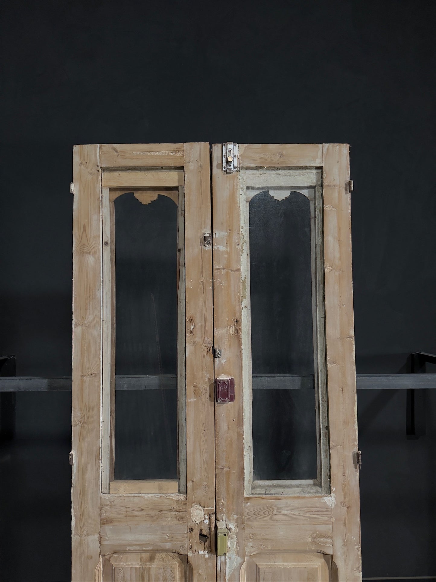 Antique Carved Double Doors - 42.5x96 - N313