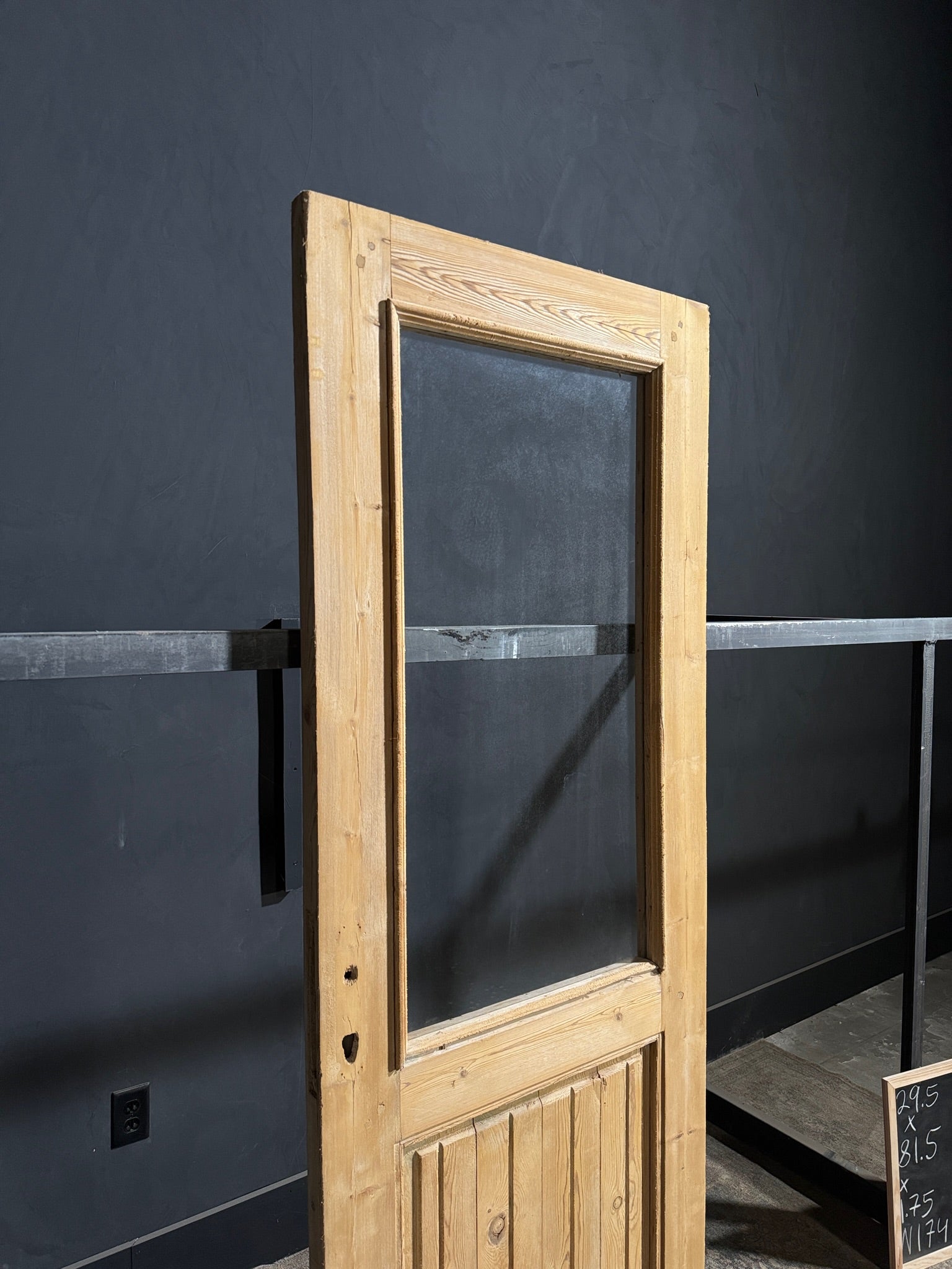 Antique Glass 1 Lite Single Door - 29.5x81.5 - N174