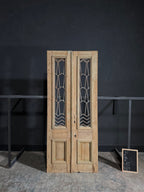 Antique Iron French Doors - 40x96 - N69