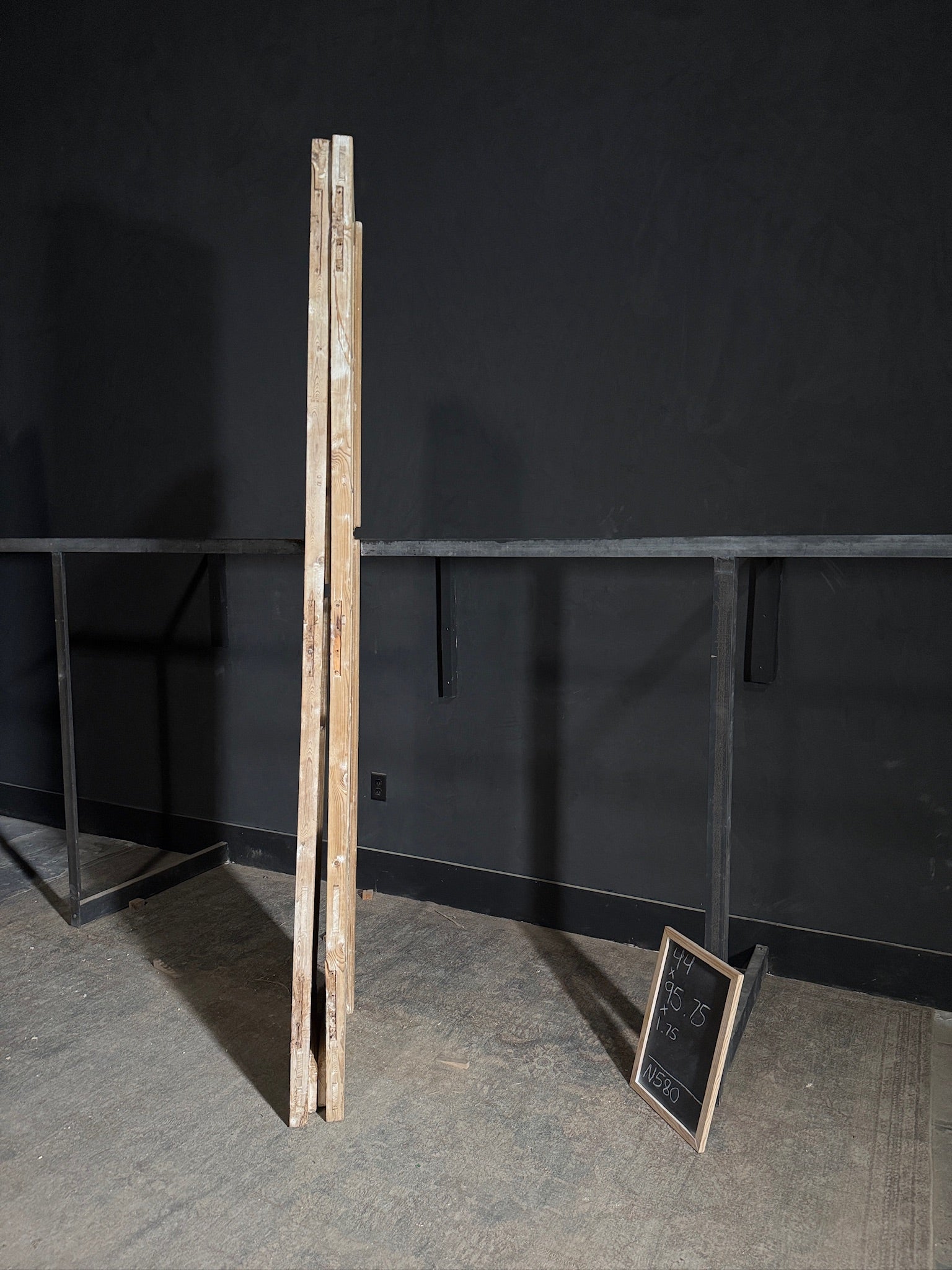Antique Obscured Glass 10 Lite French Doors - 44x95.75 - N580
