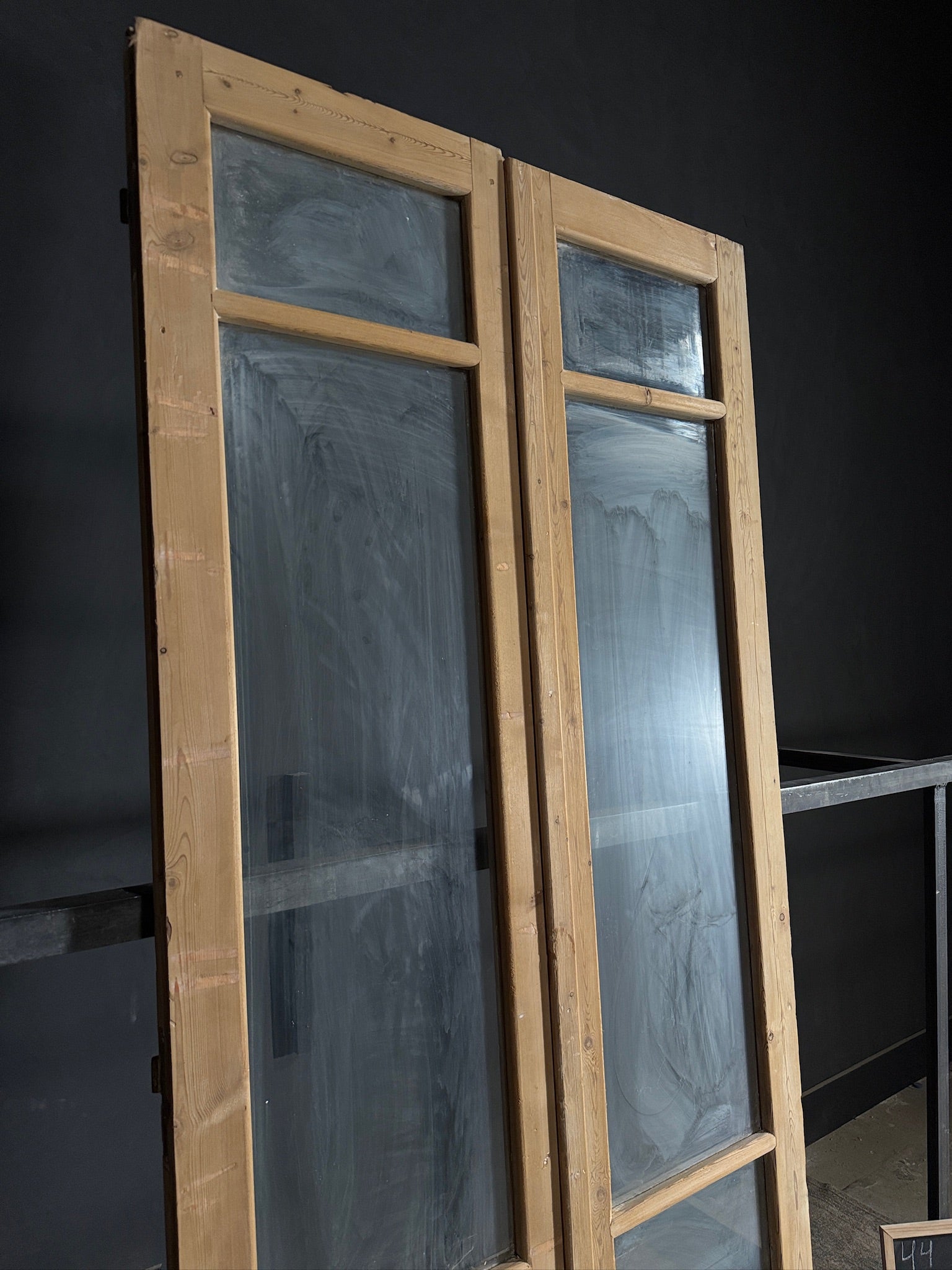 Antique Glass French Doors - 44x100.5 - N485