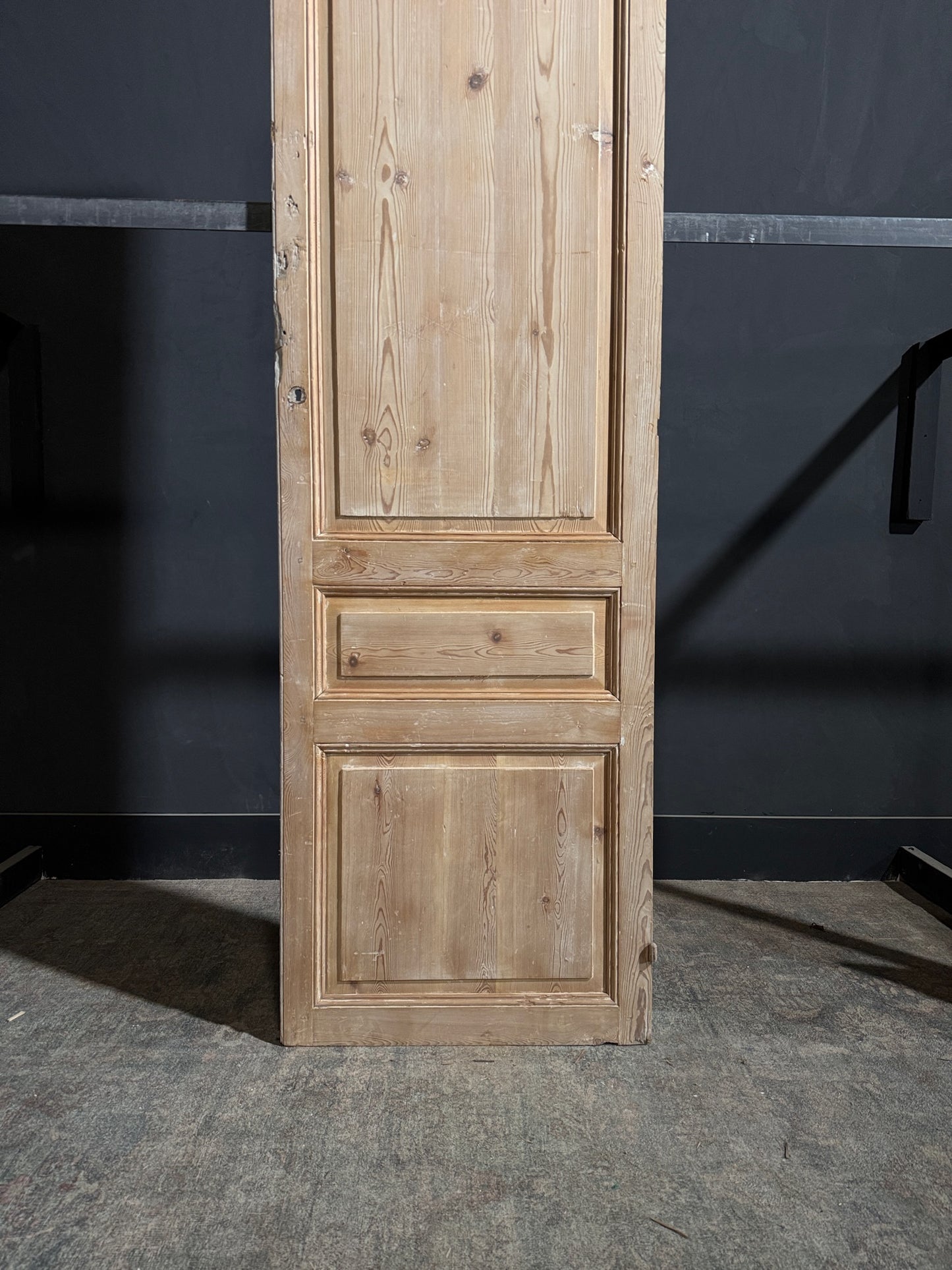 Antique 3 Panel Solid Single Door - 27x93.75 - N254